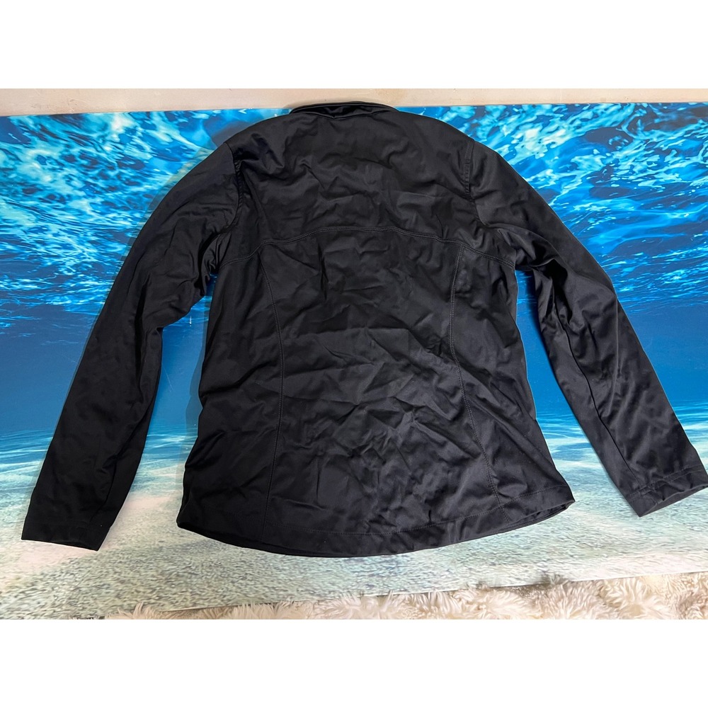 ❄️New Balance Womens Full Zip Track Jacket Black Athletic Running Gym Coat L NEW - Picture 13 of 14